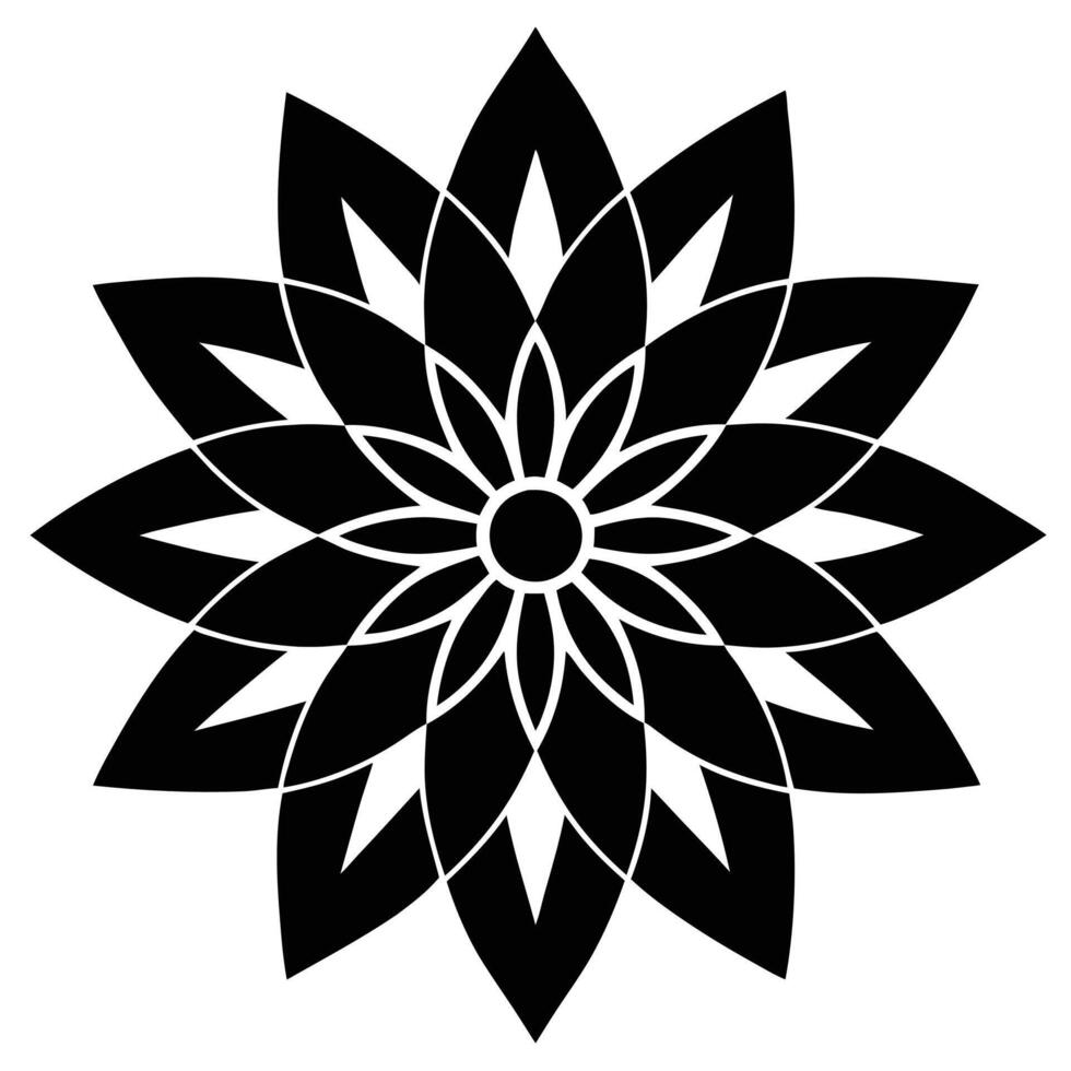 Mandalas in Intricate Lines vector