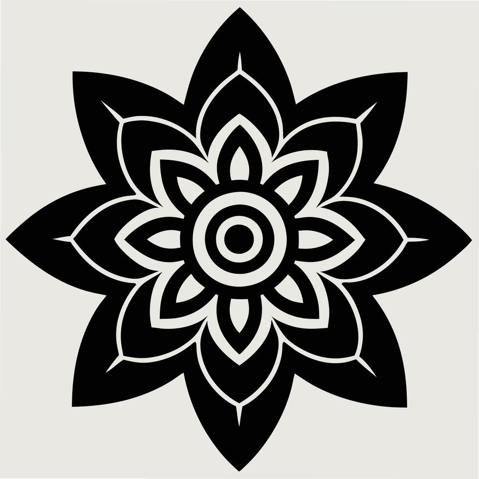 flower design on a white vector