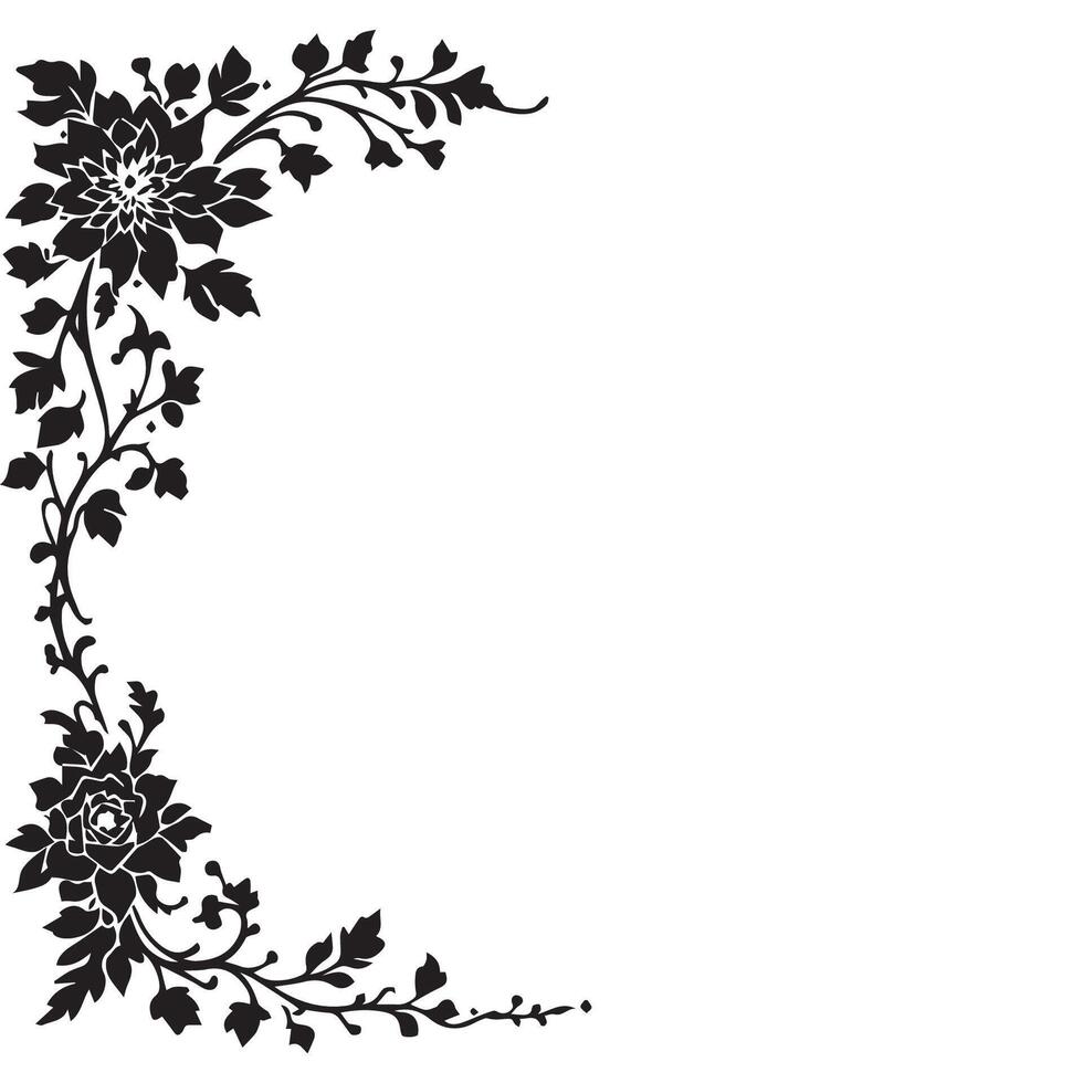 Simple Yet Captivating Floral Designs vector