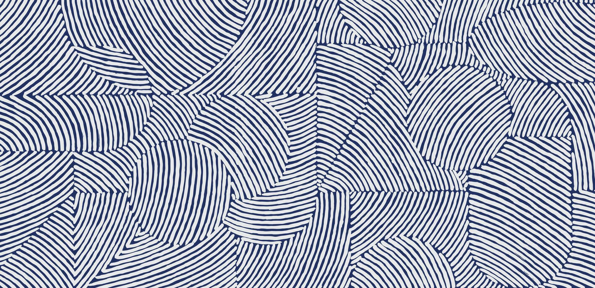 Crafted hand drawn brush line abstract geometric mixed organic pattern, Japanese and Ethnic folk wood carving, engraving, weaving, sculpting textured background for textile, carpet, stationary vector