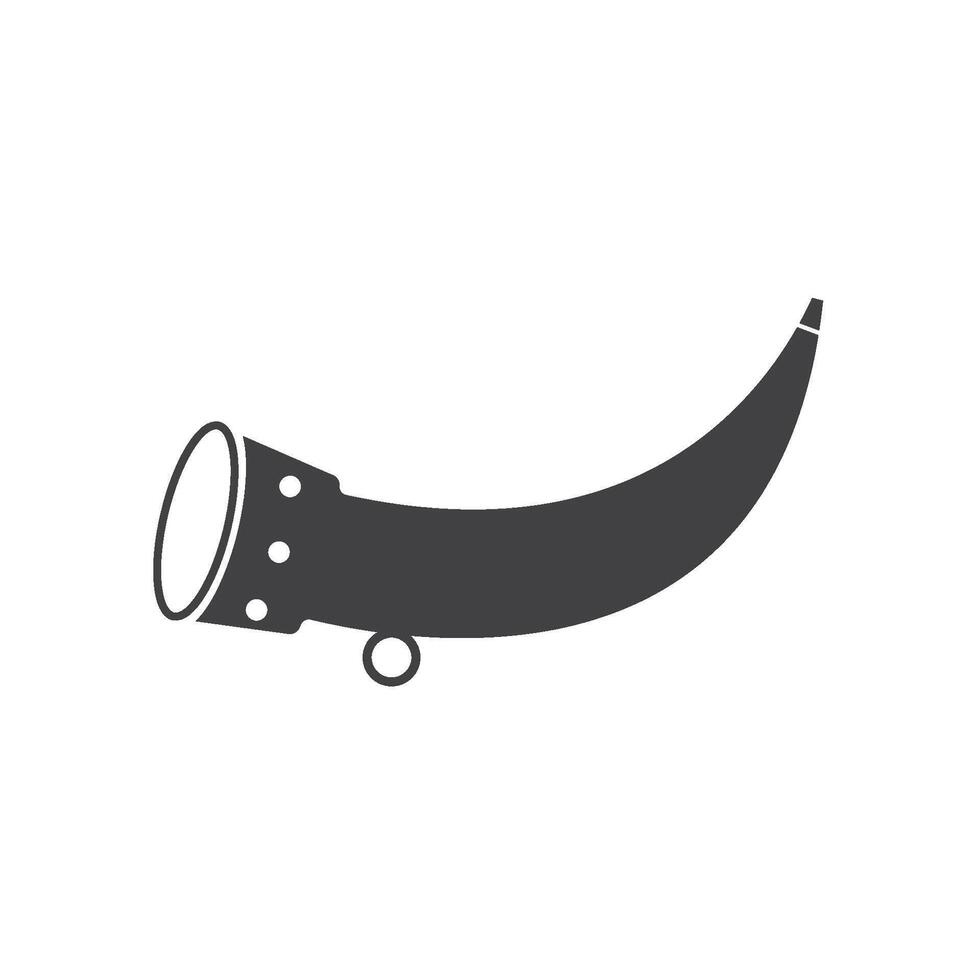 Horn logo icon vector