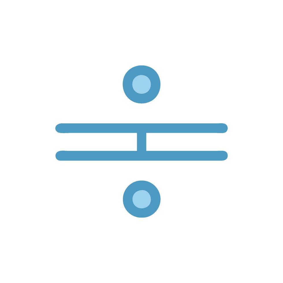 Mathematical Division Symbol Icon for Learning 55904011 Vector Art at ...