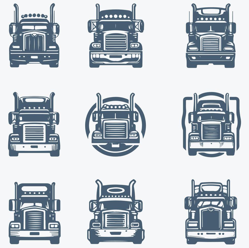TurboTransport trucking logo vector