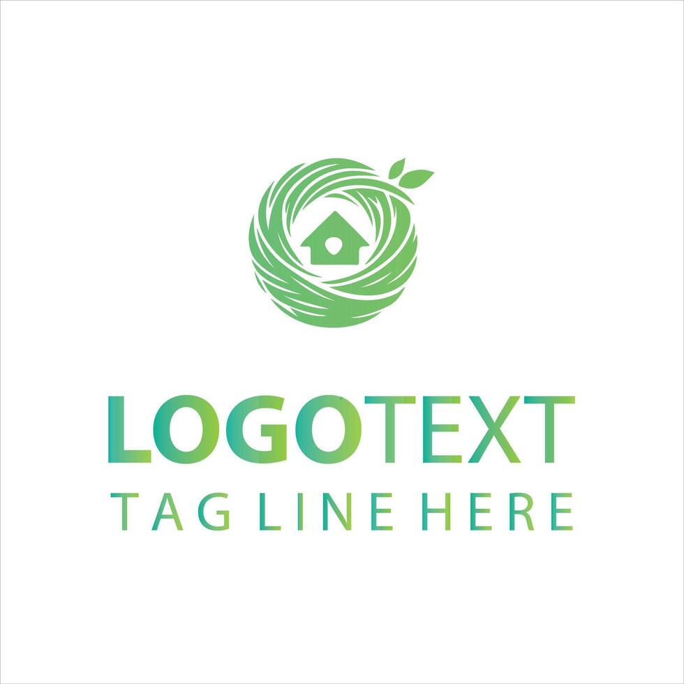 Serene Nest Logo Design vector