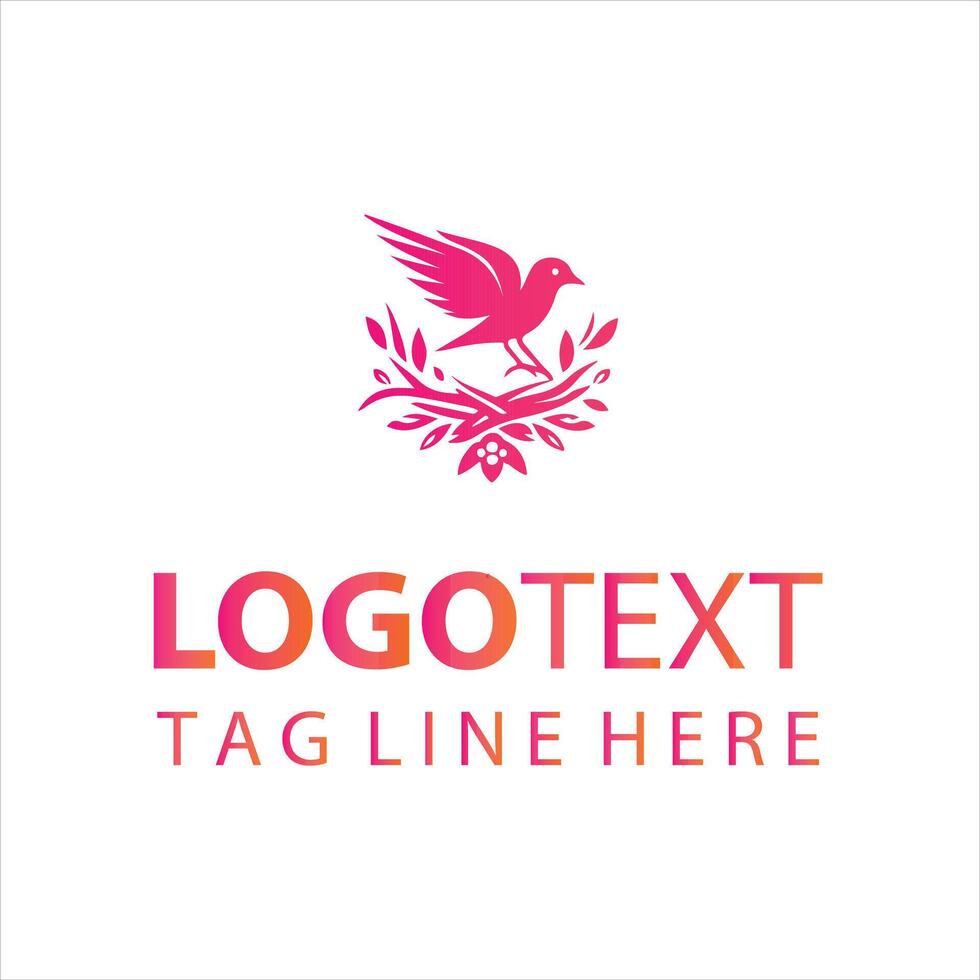 Nest Bound Logo Design vector