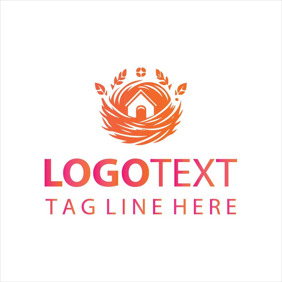 The Nest Spot Logo Design vector
