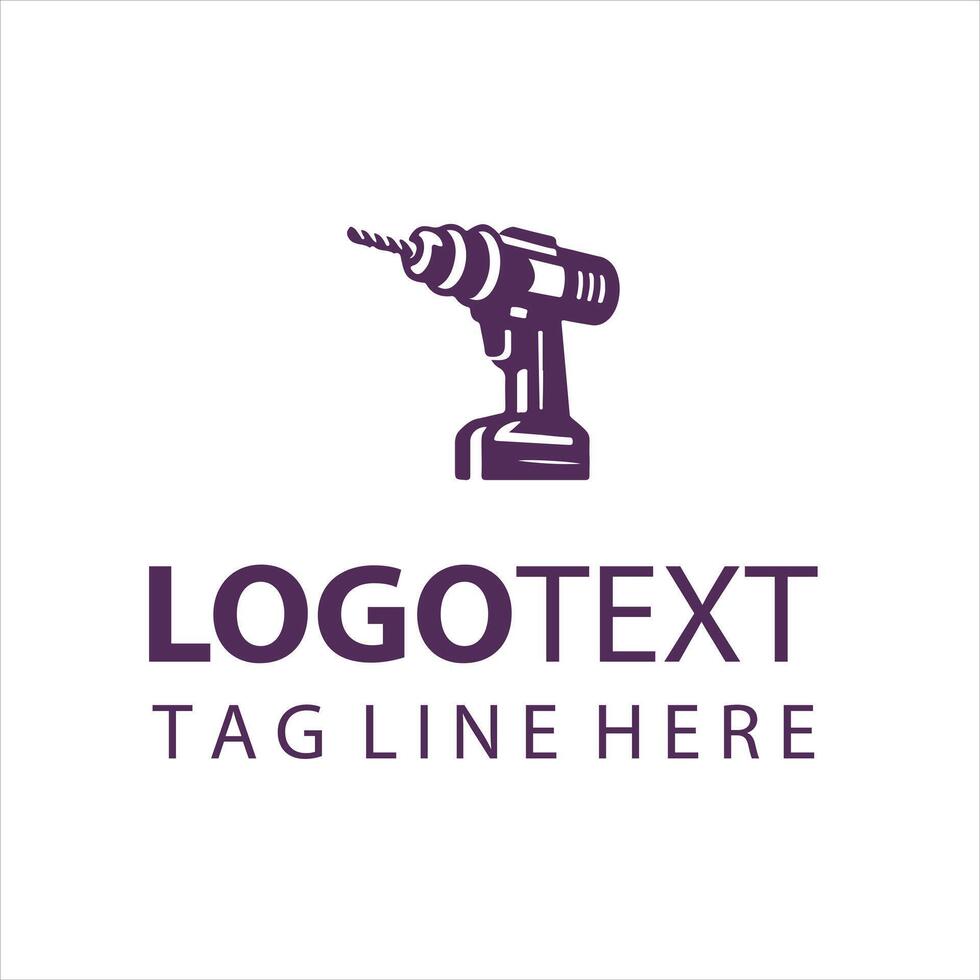 Rapid Drill drill logo vector
