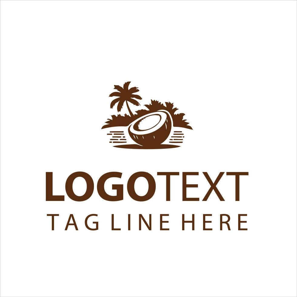 Coco Delightful Coconut Logo vector