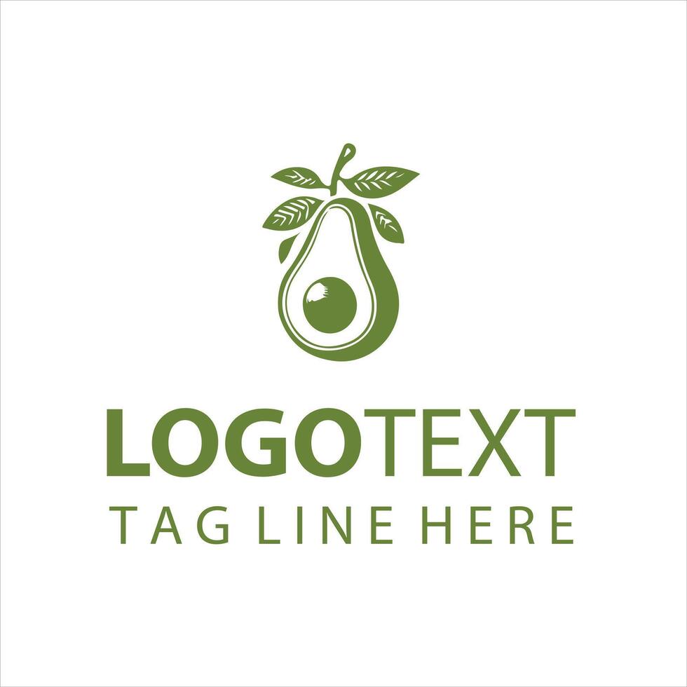 Avocado Twist Logo Design vector