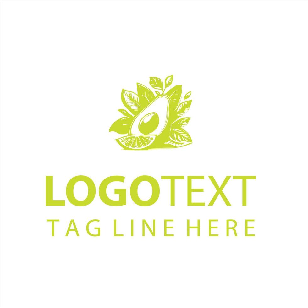 Delightful Avocado Logo vector