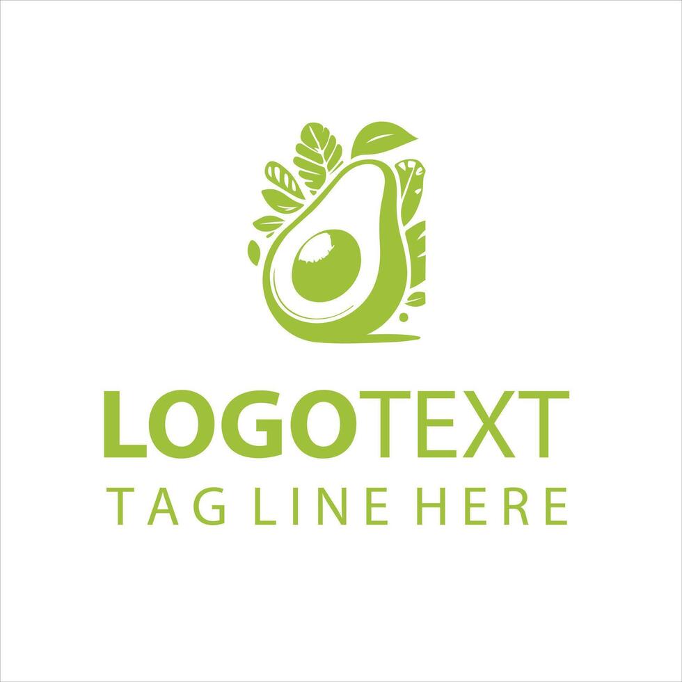 Avocado Chic Logo Design vector