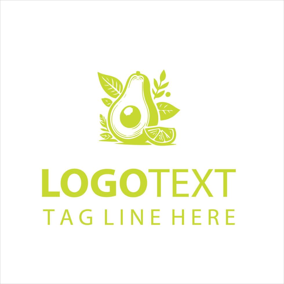 Avocado Vibes Avocado Logo vector