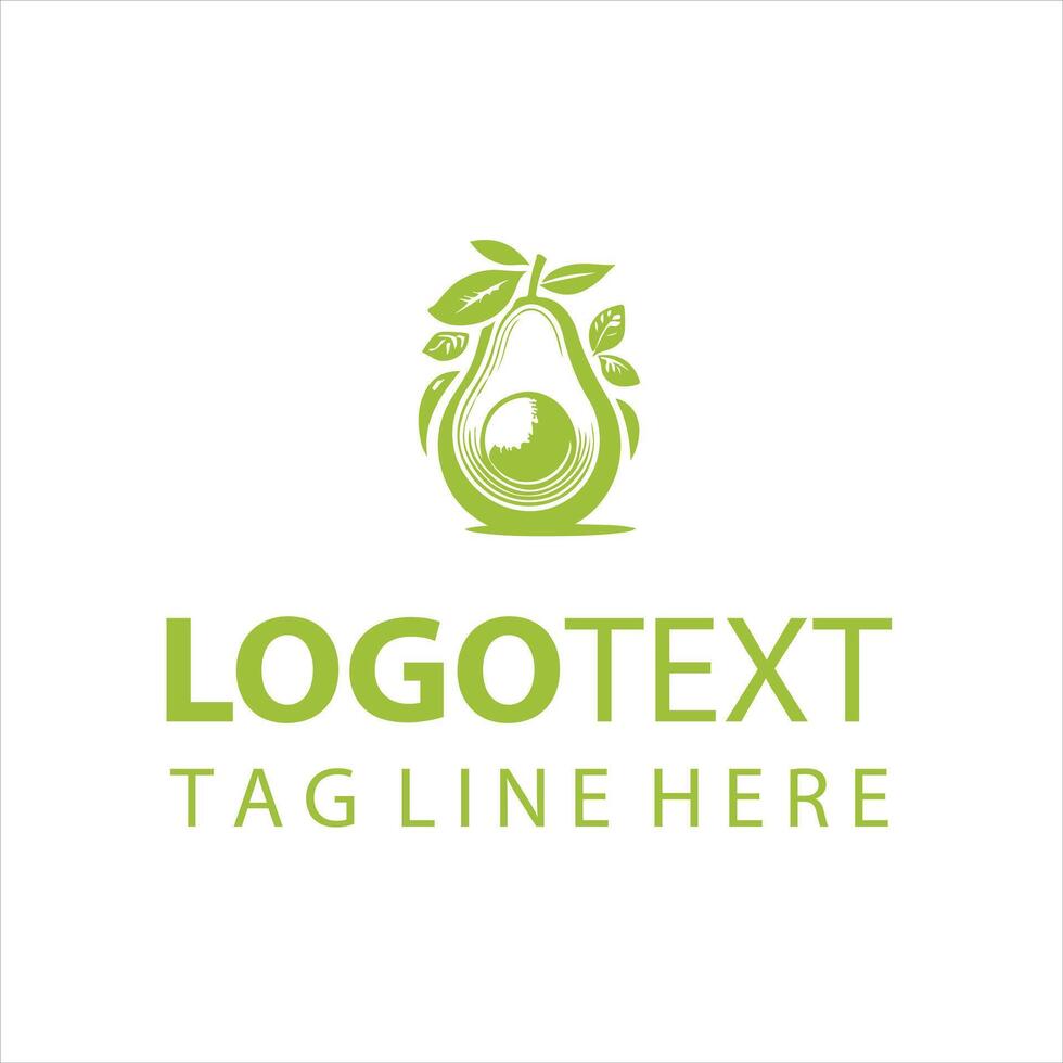 Avocado Craft Logo Design vector