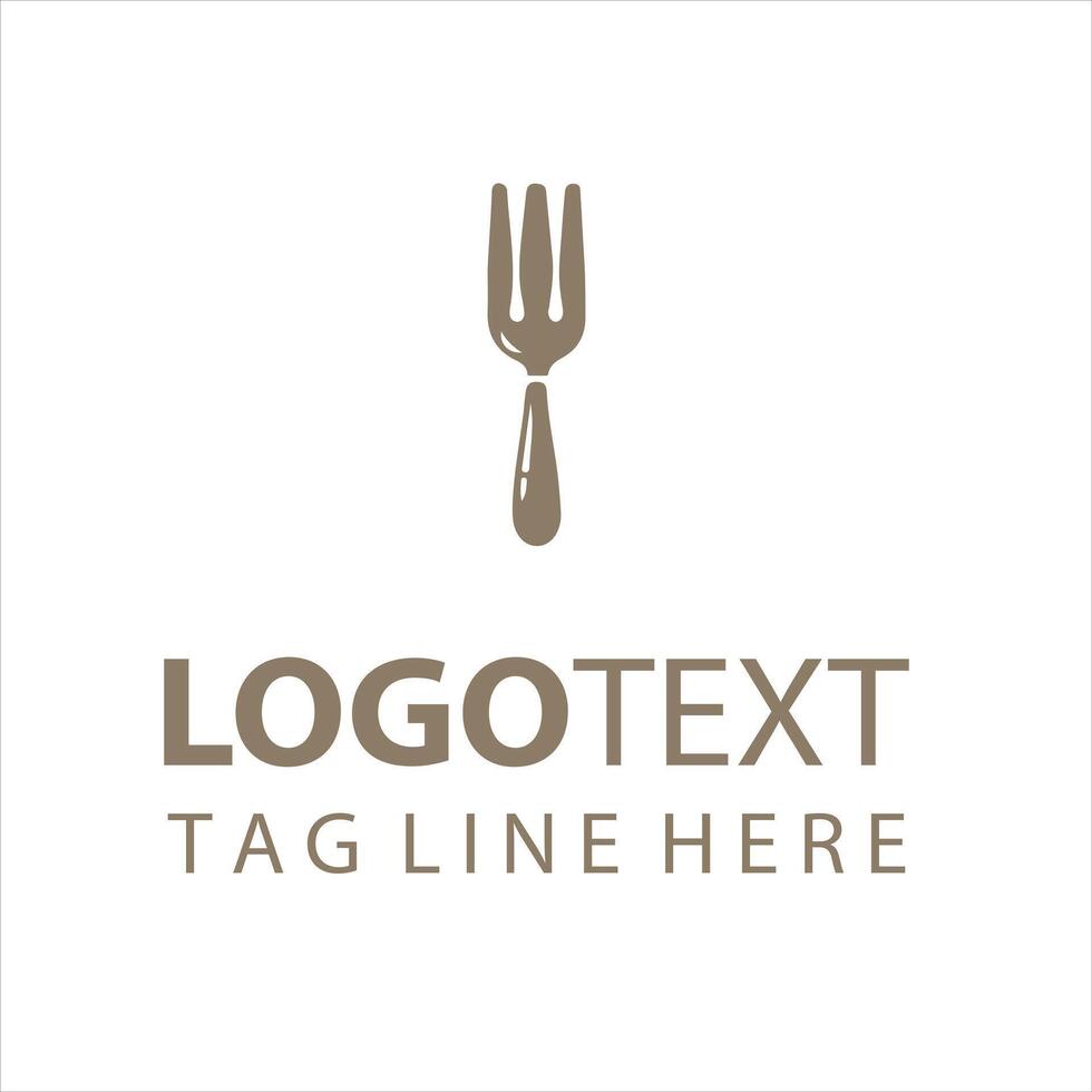 The Fork Blend fork logo vector