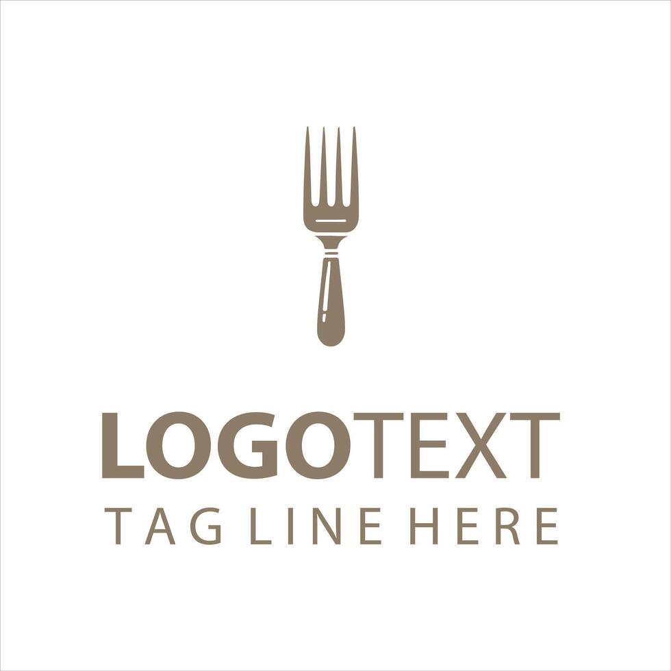 The Fork Twist Co fork logo vector