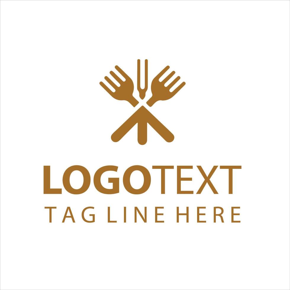 Sharp Tines fork logo vector