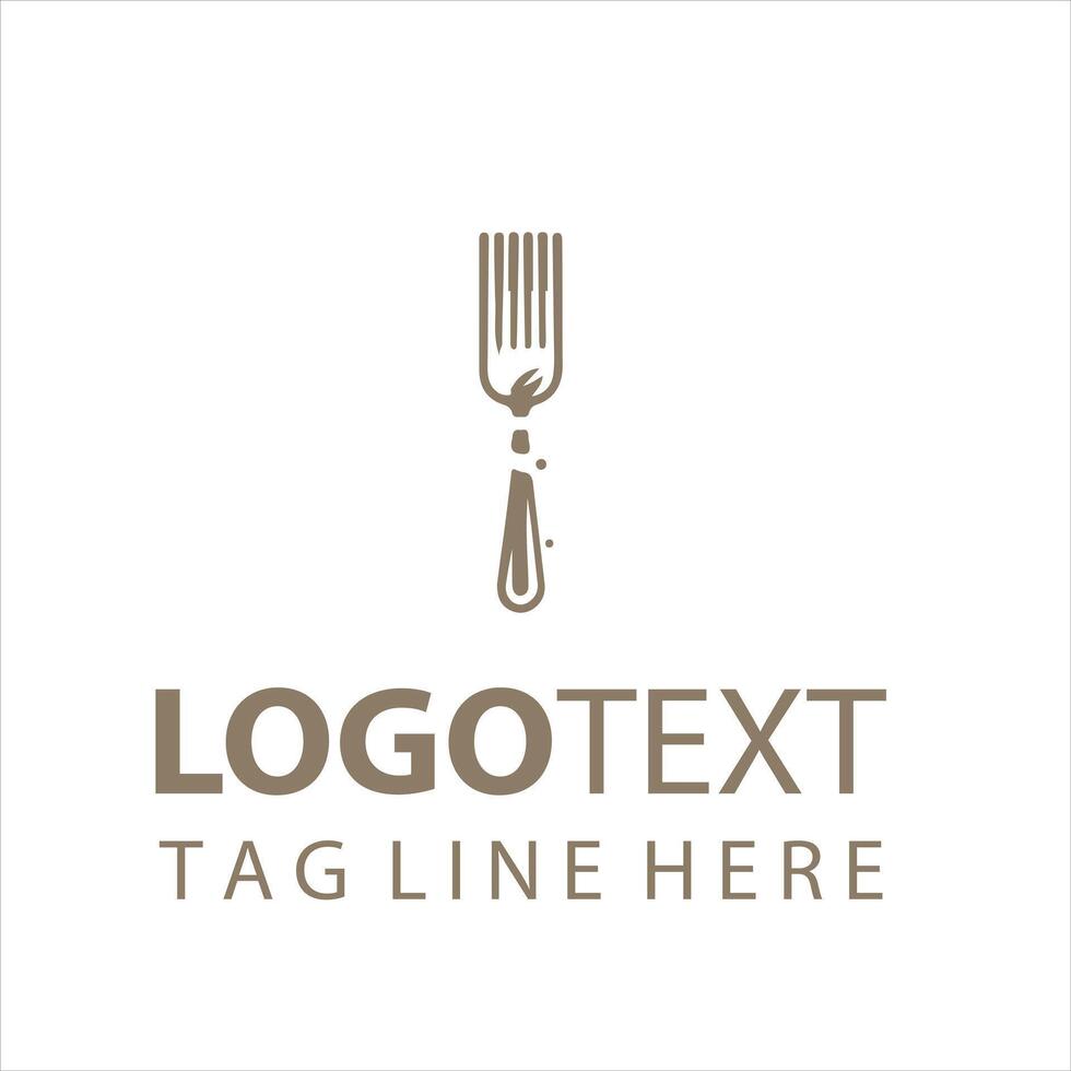 The Fork Trail fork logo vector