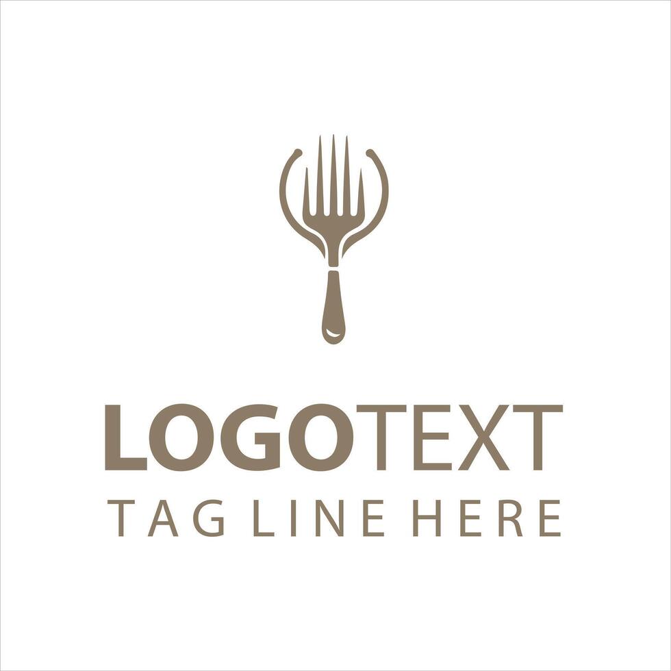 Fork Edge Co fork logo vector