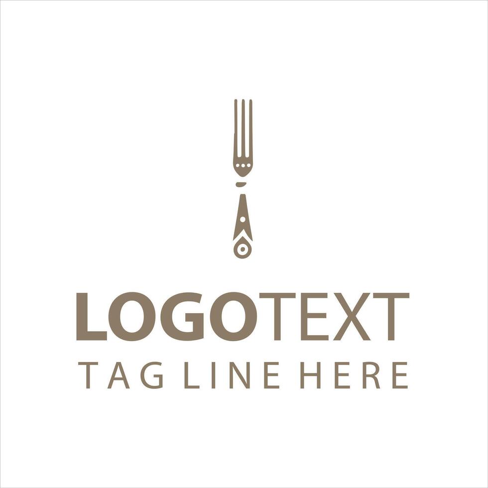 Luxe Forks fork logo vector