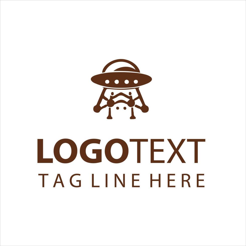 The UFO Journey ufo logo vector