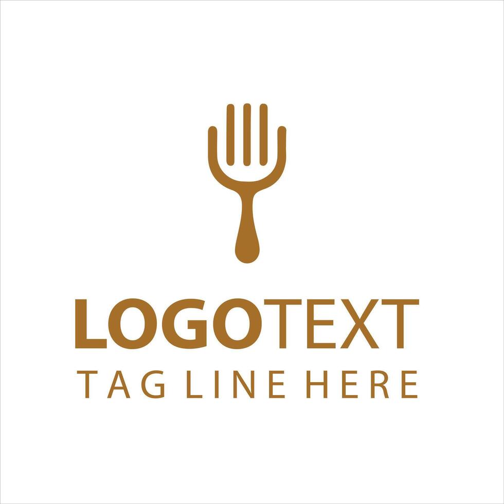 Gourmet Fork fork logo vector