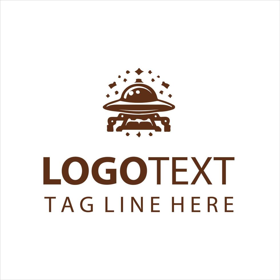 Cosmic UFO Journey UFO logo vector