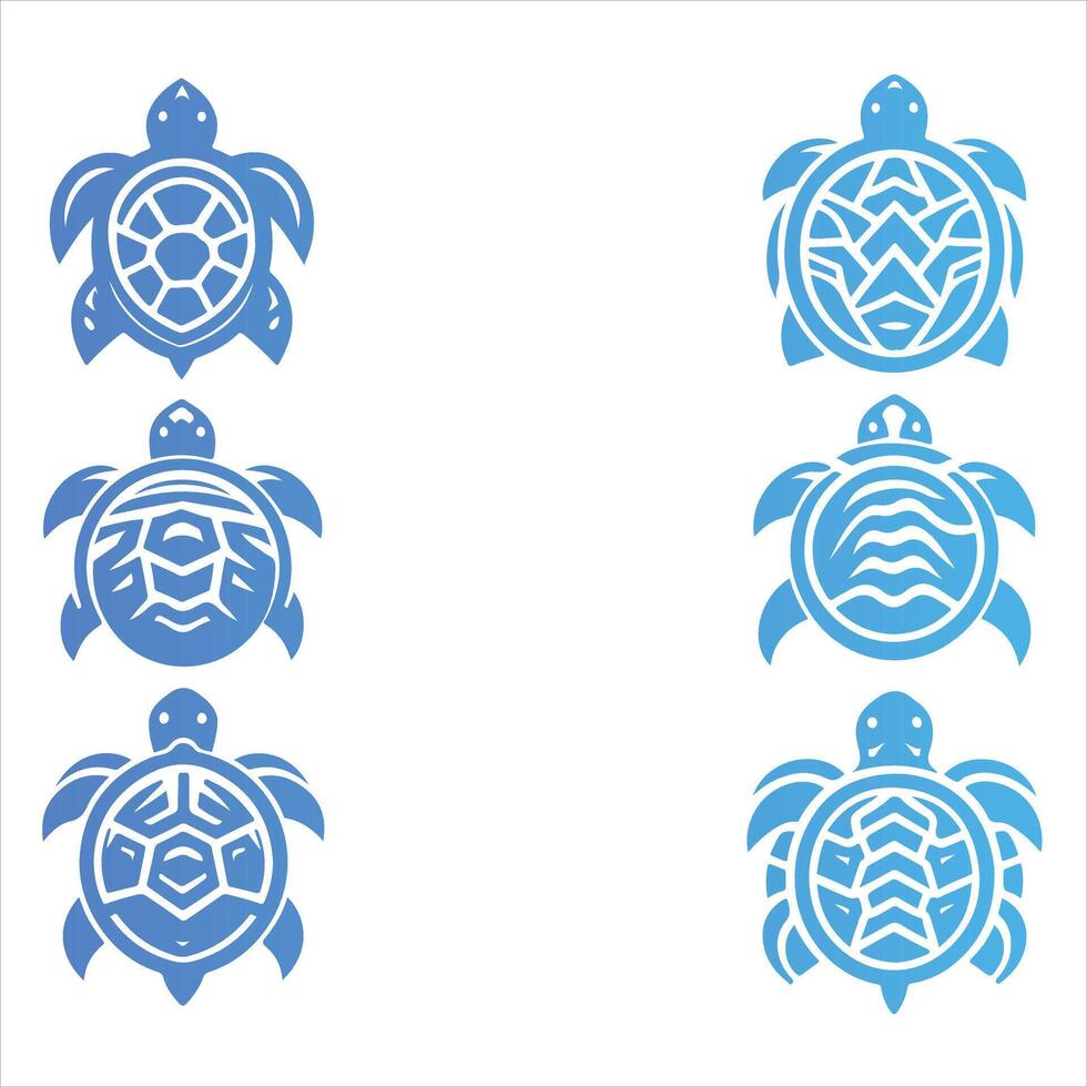 Echo Turtle Logo Collection vector