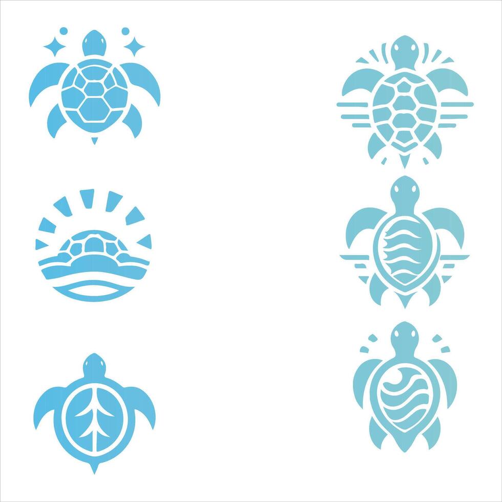 Spark Turtle Logo Collection vector