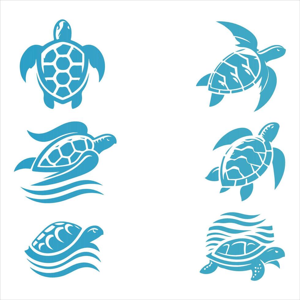 Turtle Nest Logo Collection vector