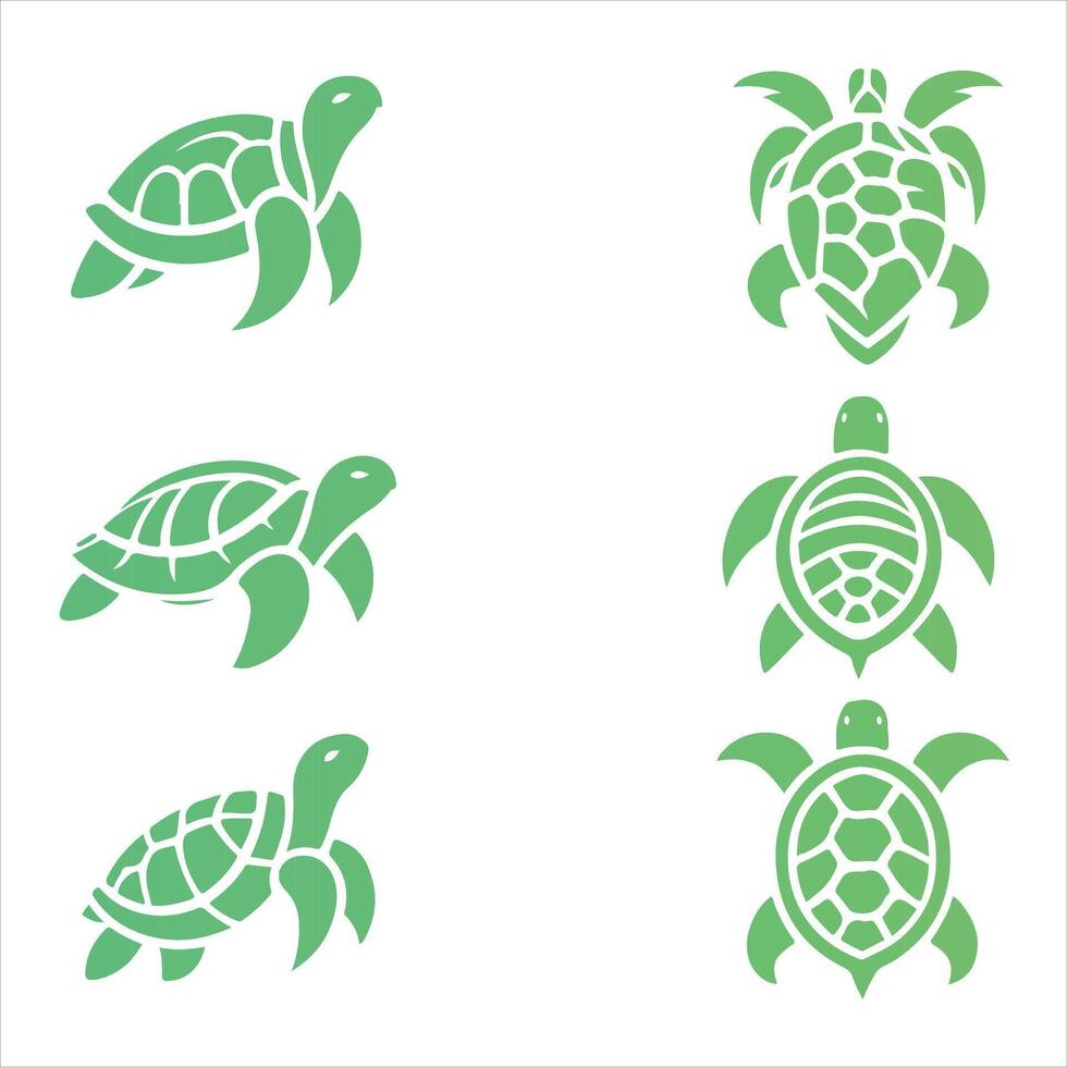 Swift Turtle Logo Collection vector