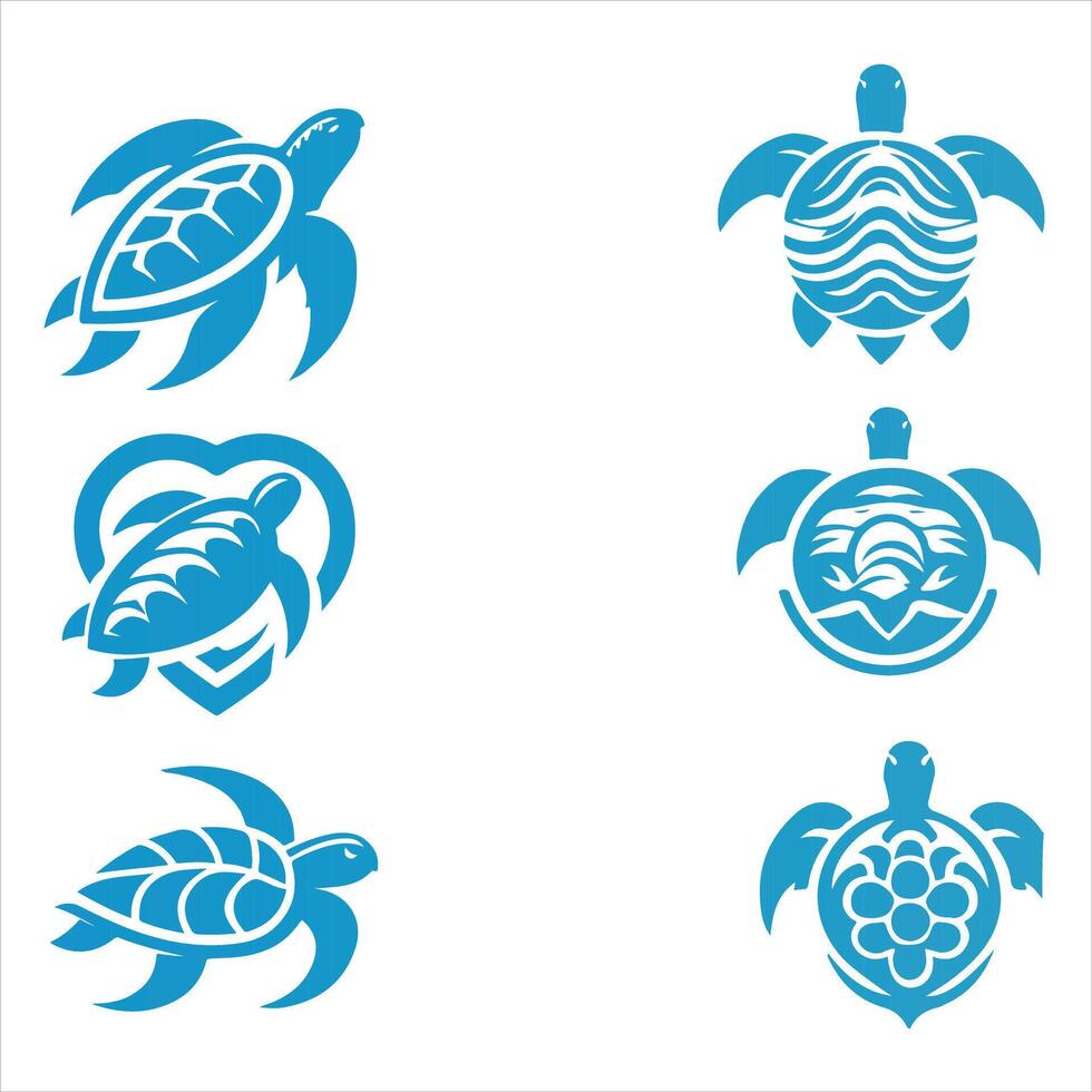 Turtle Trail Logo Collection Logo vector