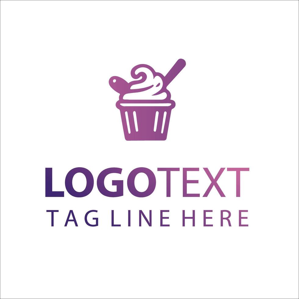 Choco Luxe Stylish Dessert Logo vector