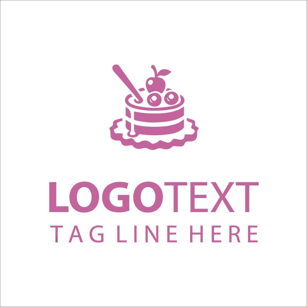 Tasty Whip Dessert Logo Design vector