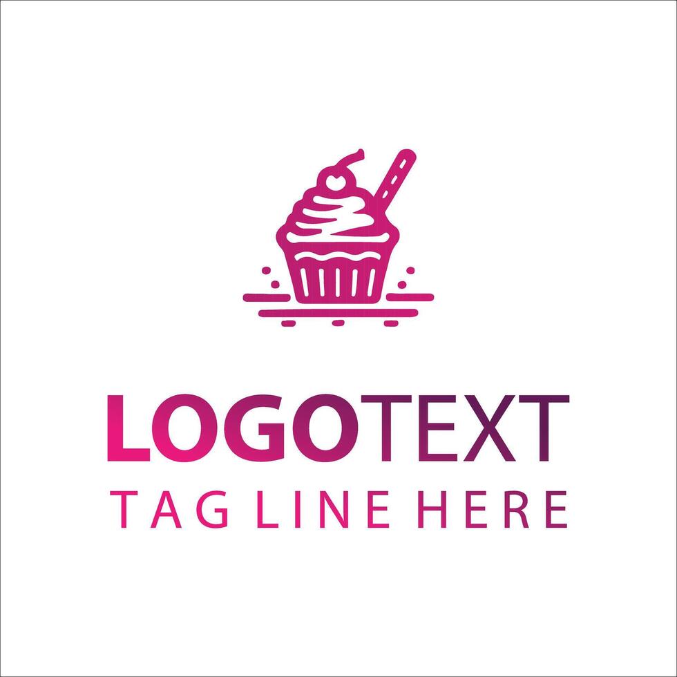 Choco Luxe Dessert Logo Design vector