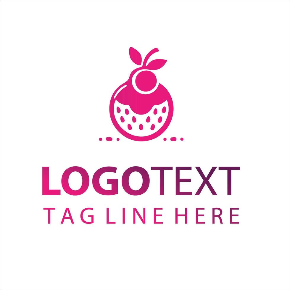Dessert Melt Logo Design vector