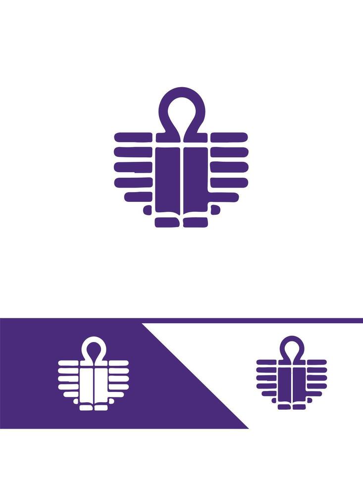 Snap Paper Clip Logo Design vector