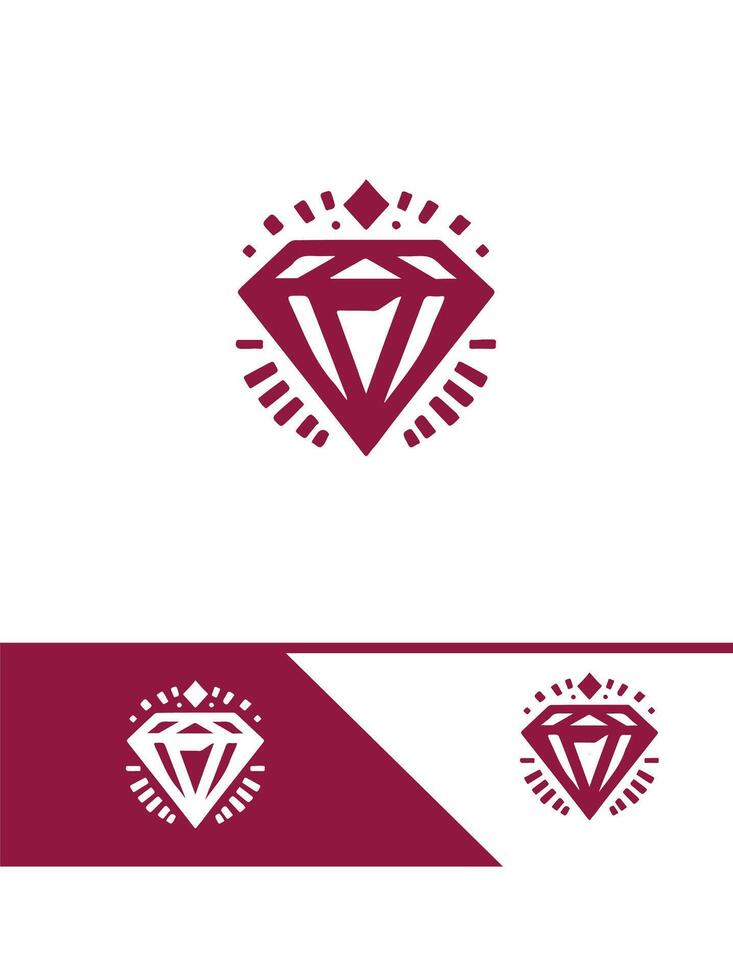 Diamond Majesty glow vector