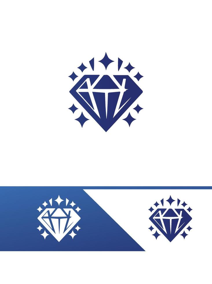 Crystal Luxury diamond logo vector
