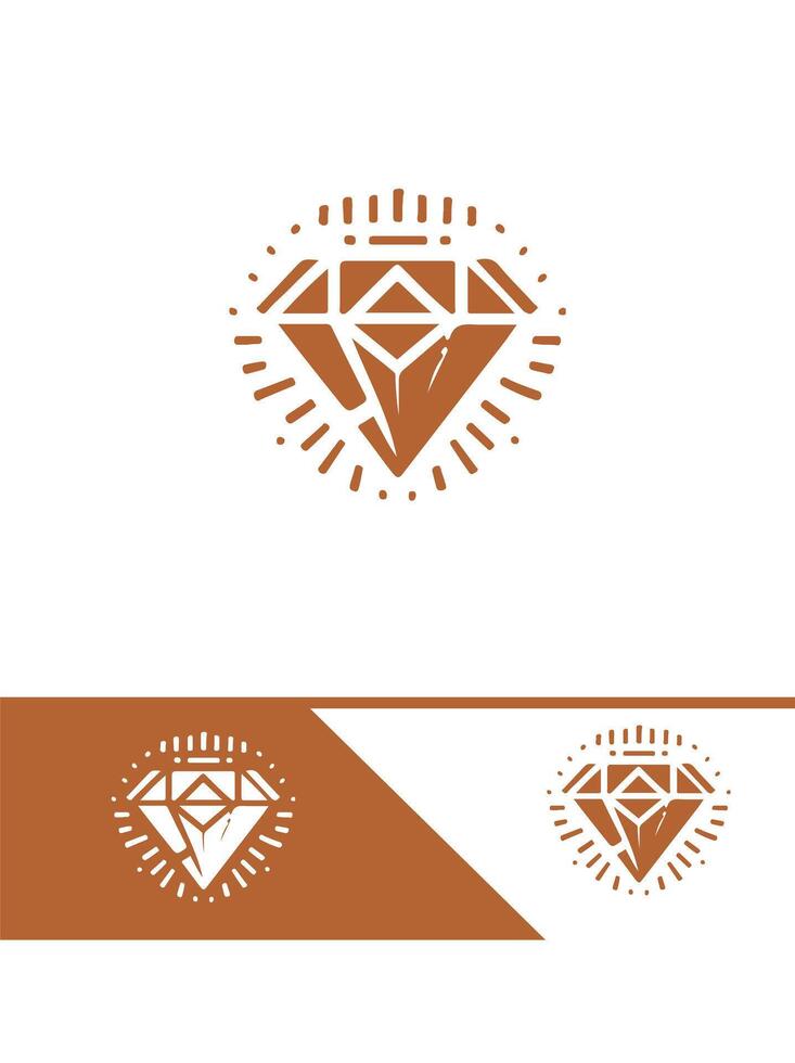 Crystal Blaze diamond logo vector
