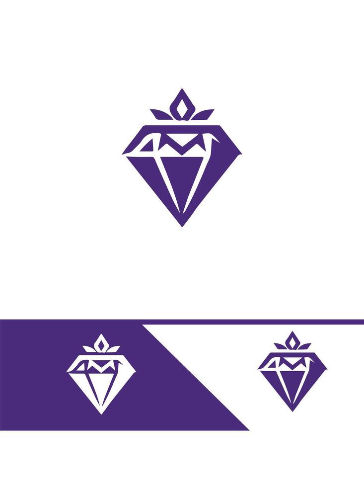 Diamond Craft Logo Design vector