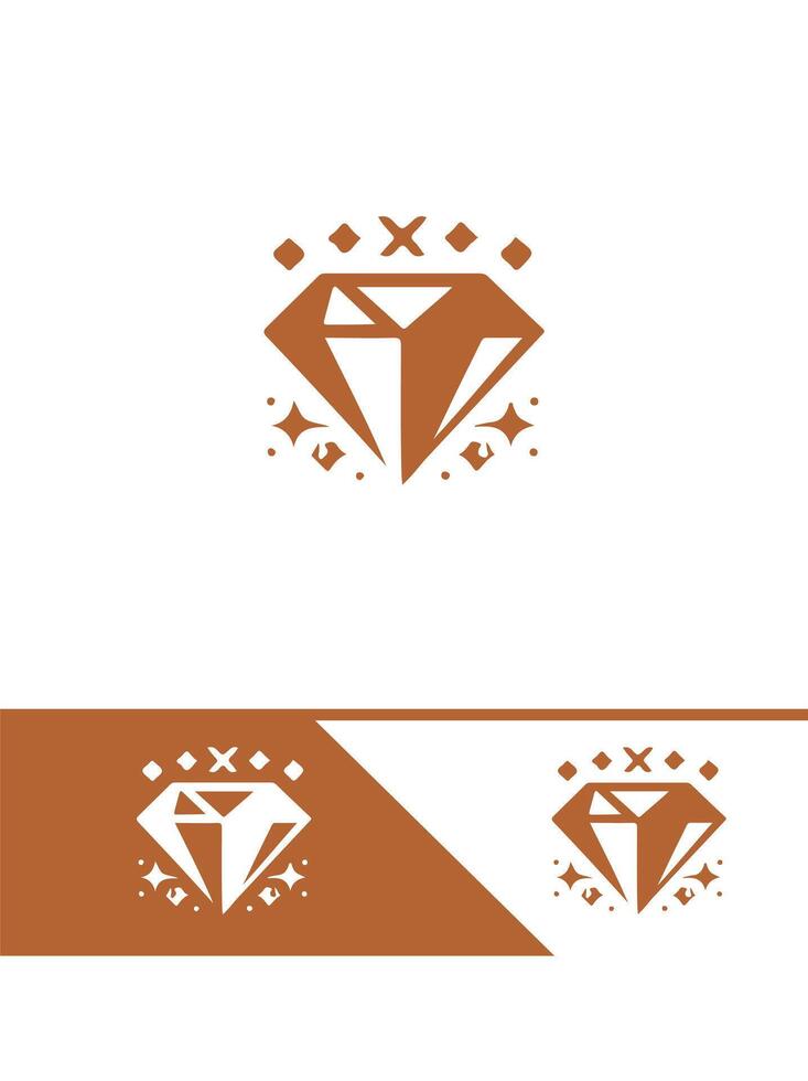 Eternal Jewel diamond logo vector