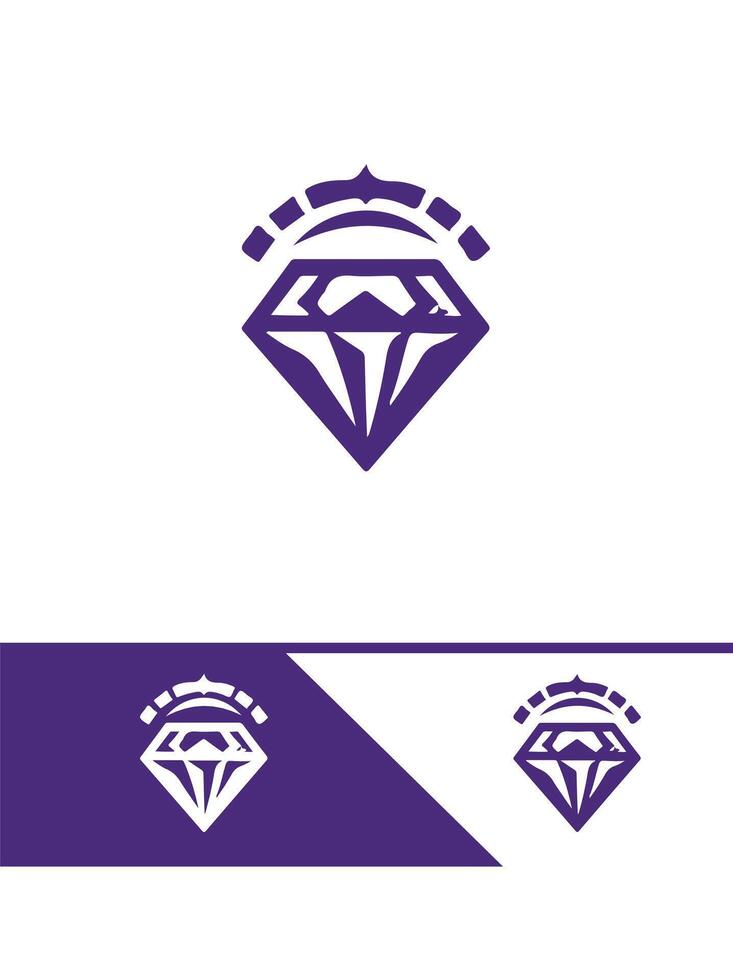 Diamond Crest logo vector