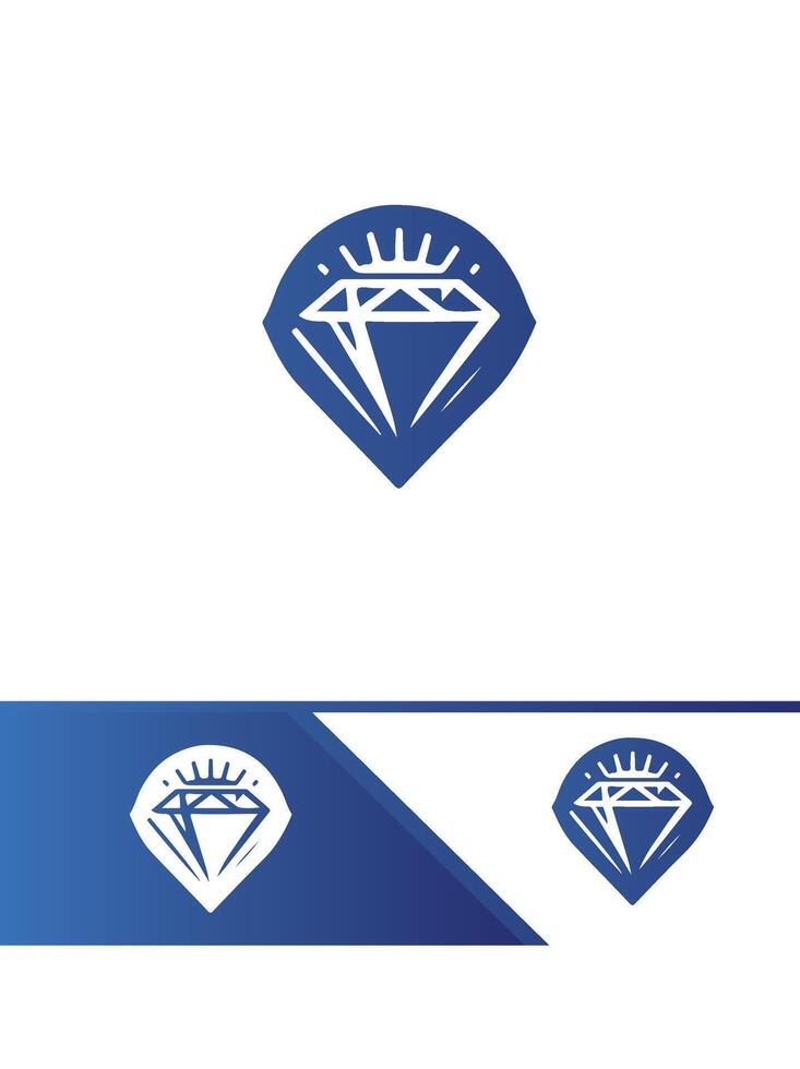 Heavenly Sparkle diamond glow logo vector