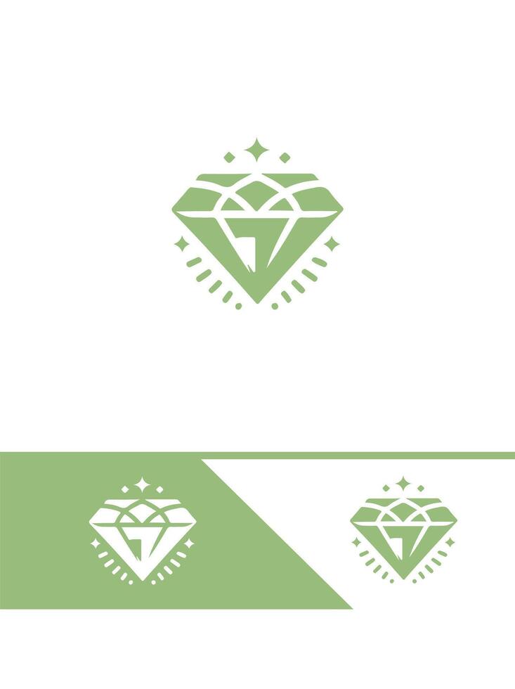 Noble Brilliance diamond logo vector