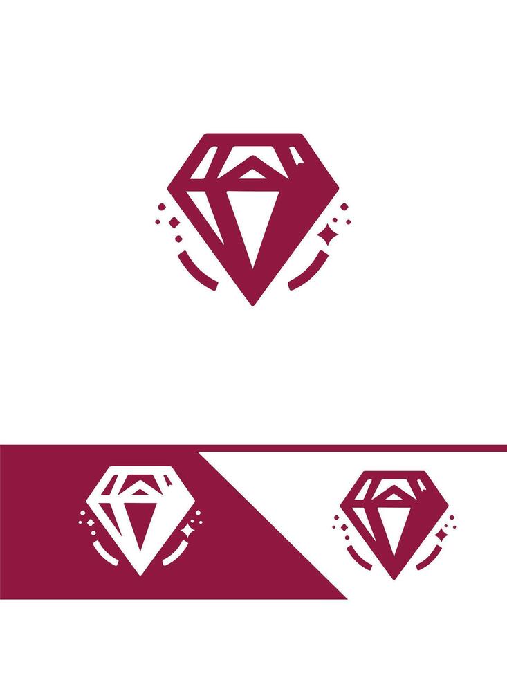 Luxe Diamond glow vector