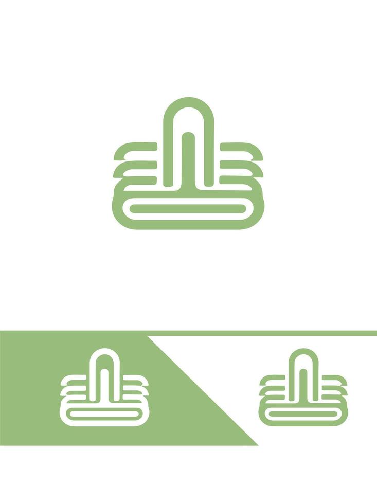 Paper Clip Flex Logo vector