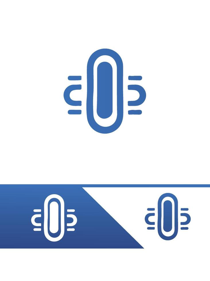 Paper Clip Ease Logo vector