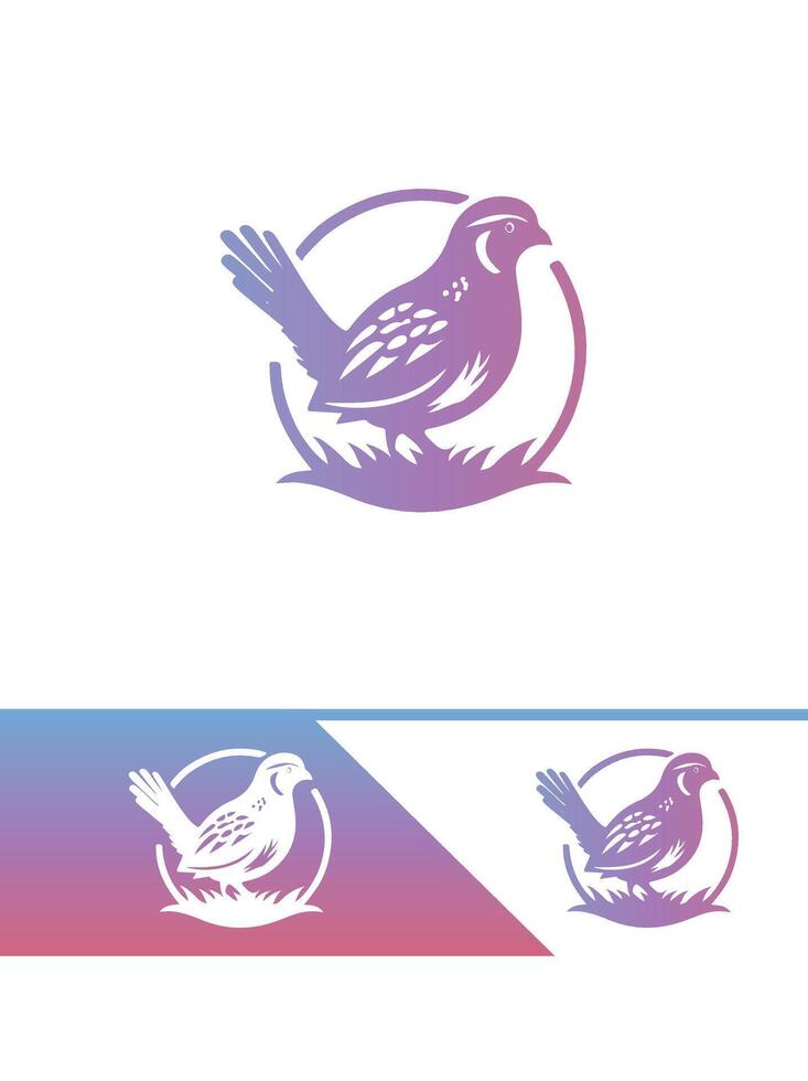 The Silent Quail logo vector