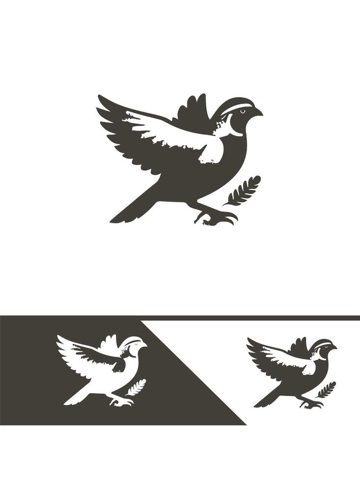 The Quiet Quail logo vector