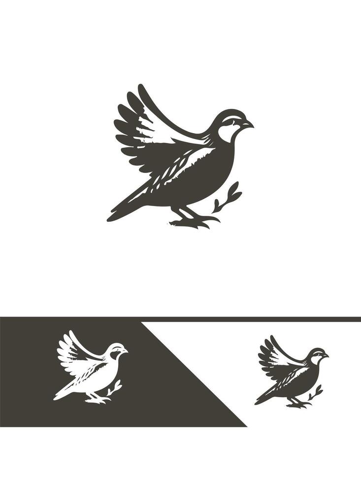 Quail Rock logo vector